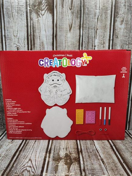 Creatology Christmas Sewing  Craft Kit Santa Doll Monster NEW - Picture 4 of 6